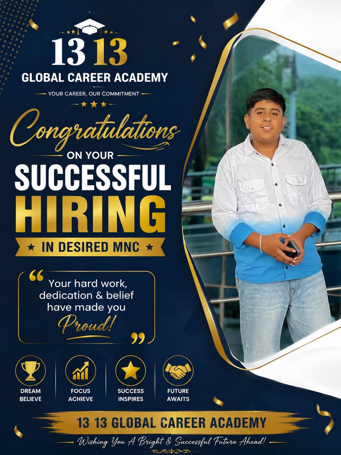 Daksh Godara — placed student