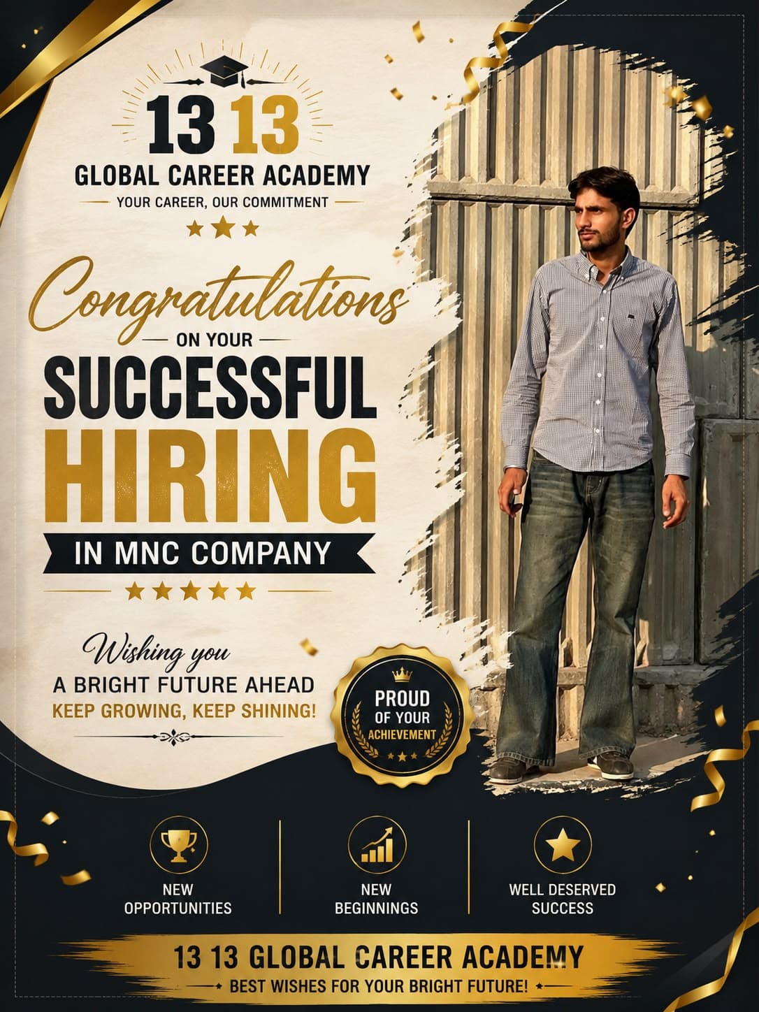 Jaideep — placed student